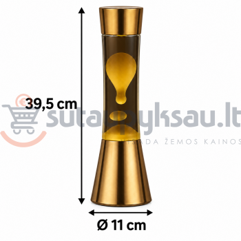 Lavos lempa Reality LAVA R50551129, 39,5 cm Lavos lempa Reality LAVA R50551129, 39,5 cm